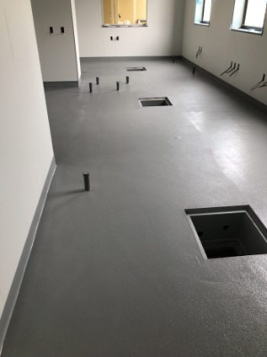 コアテックの厨房の塗床工事の事例