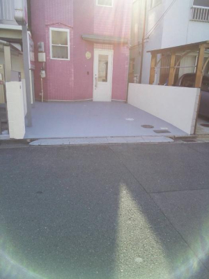 株式会社ホクセツテックコーポレーションの駐車場の塗床工事事例