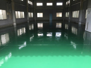 昭和建装の工場の塗床工事の事例